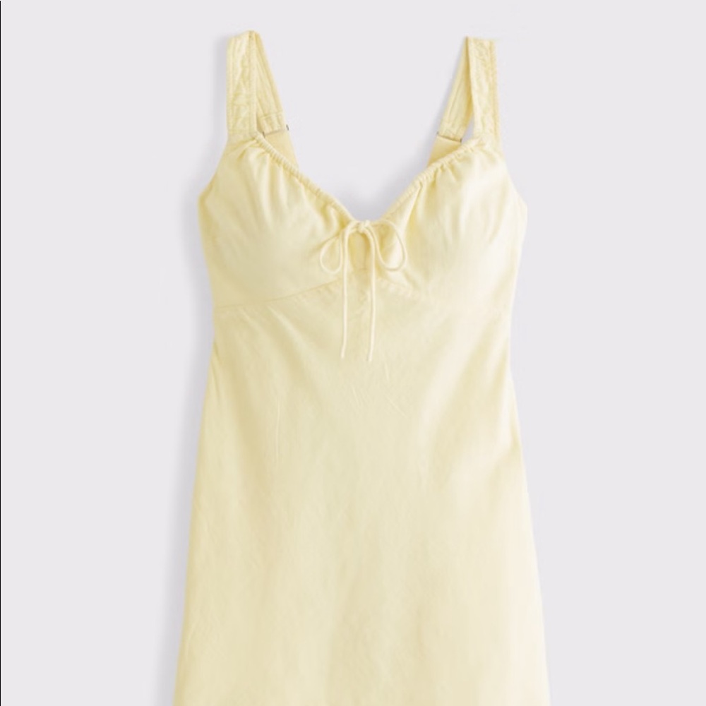 Abercrombie Linen-blend Mini Dress Sz Small